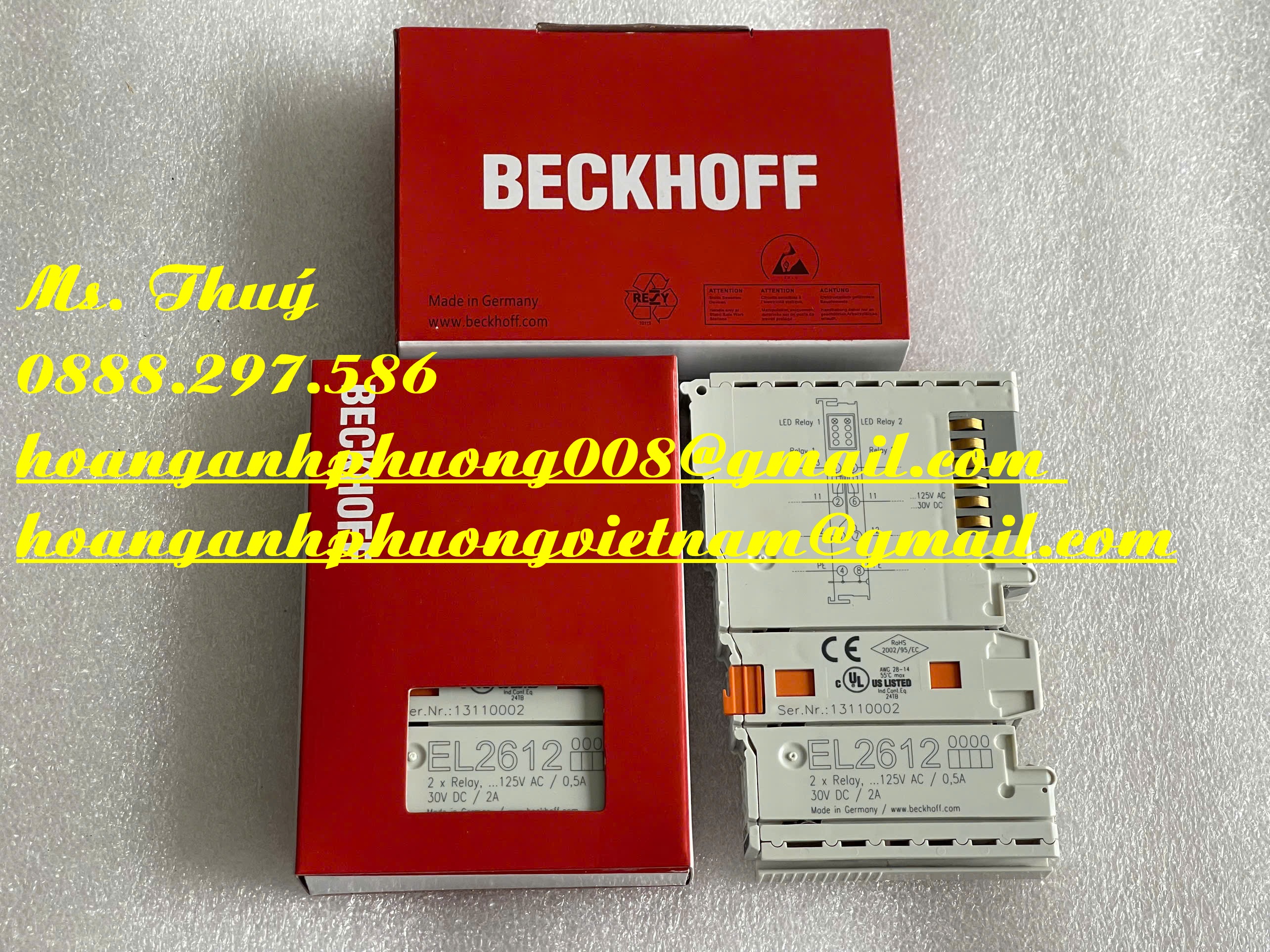Beckhoff EL2612 - Bộ module mới 100% - Sẵn hàng