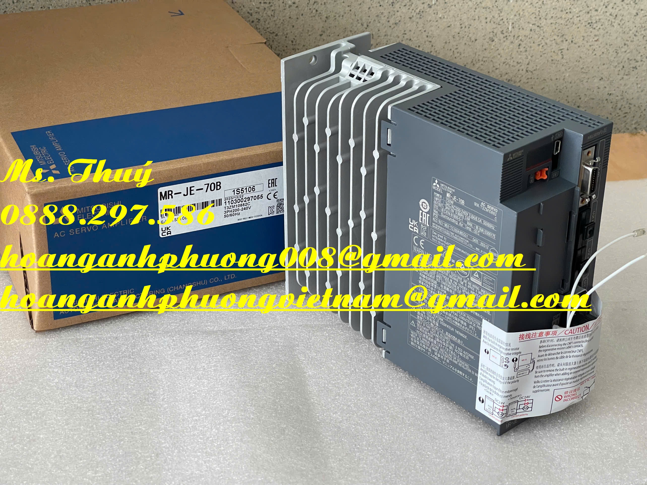 Chuẩn hàng Japan - Bộ điều khiển MR-JE-70B - Giá ưu đãi