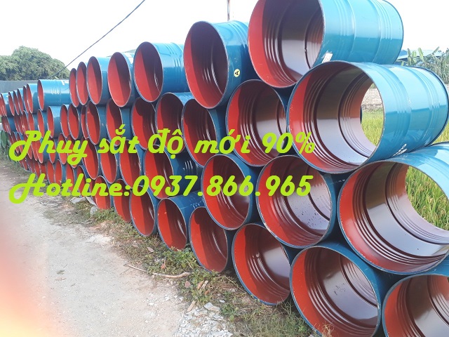 Thùng phuy sắt cũ, phuy cũ, phuy, phuy phế thải