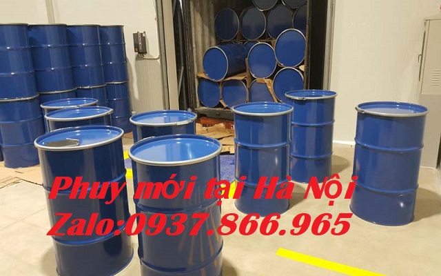 bán thùng phuy làm bàn trang trí, phuy cũ độ mới 80%, phuy nắp mở, thùng phuy, p