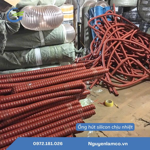 ỐNG HÚT SILICON CHỊU NHIỆT DẪN KHÍ NÓNG ĐỦ KÍCH CỠ