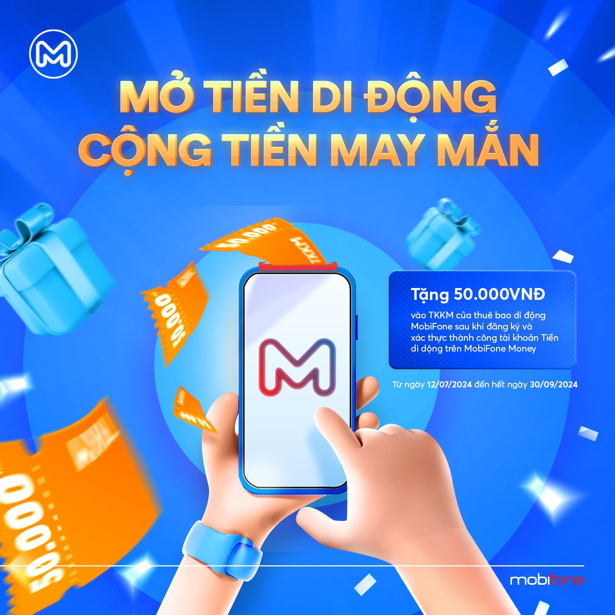 Nhận chiết khấu cực đã khi thanh toán cước trả sau qua MobiFone Money