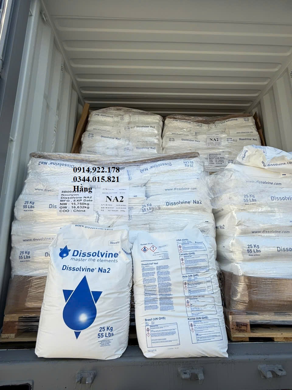 Edta 2 muối hàng Hà Lan, Dissolvine Na2 khử phèn, kim loại nặng trong ao