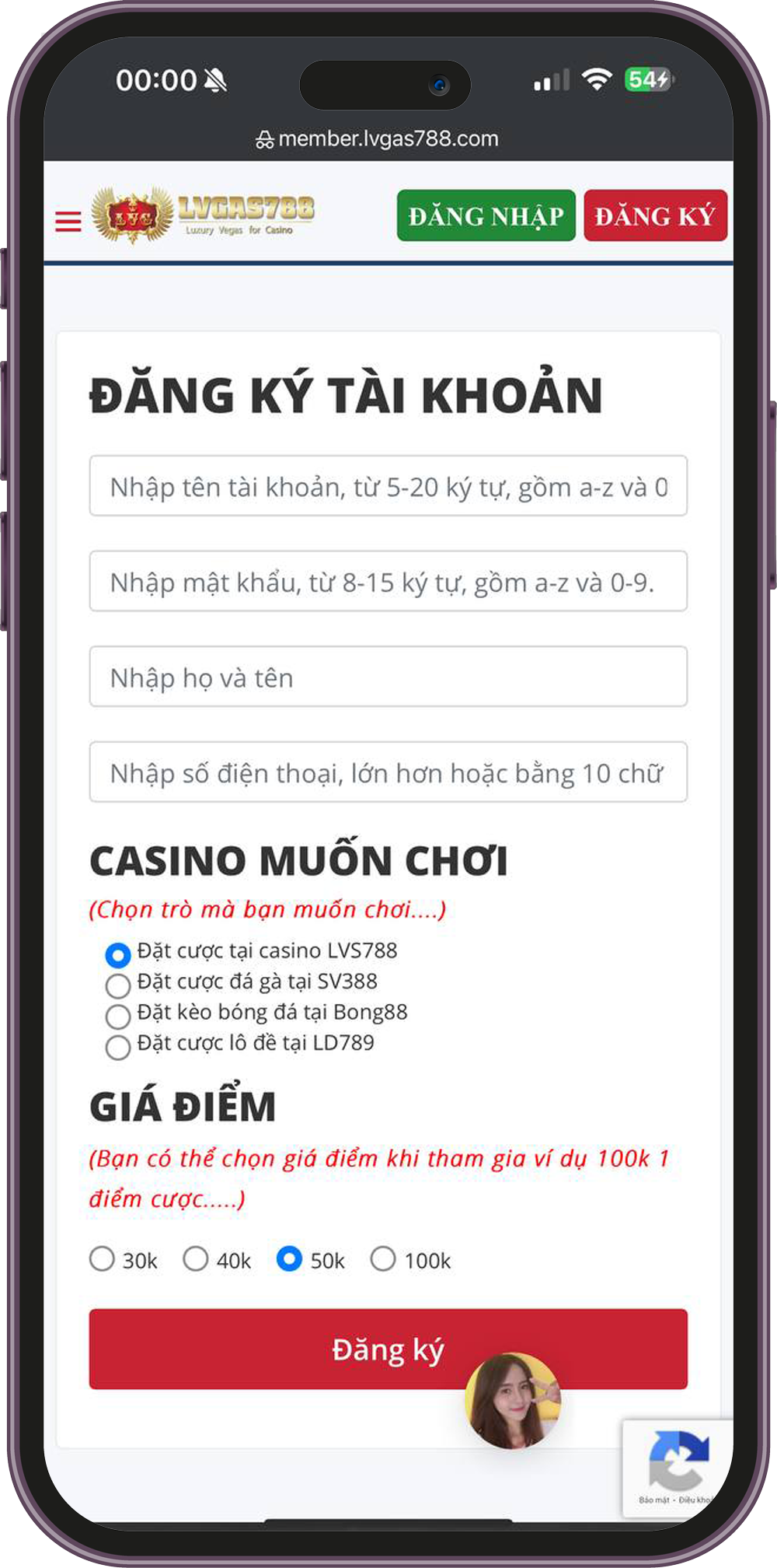LVG788 - LVS788 - LVA788 đăng ký chơi ở đâu uy tín?