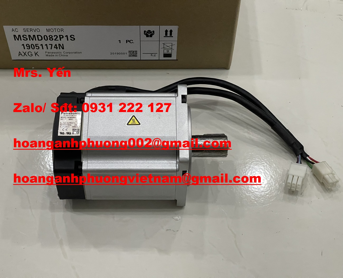 MSMD082P1S Động cơ 0.75kW | Panasonic chính hãng giá tốt