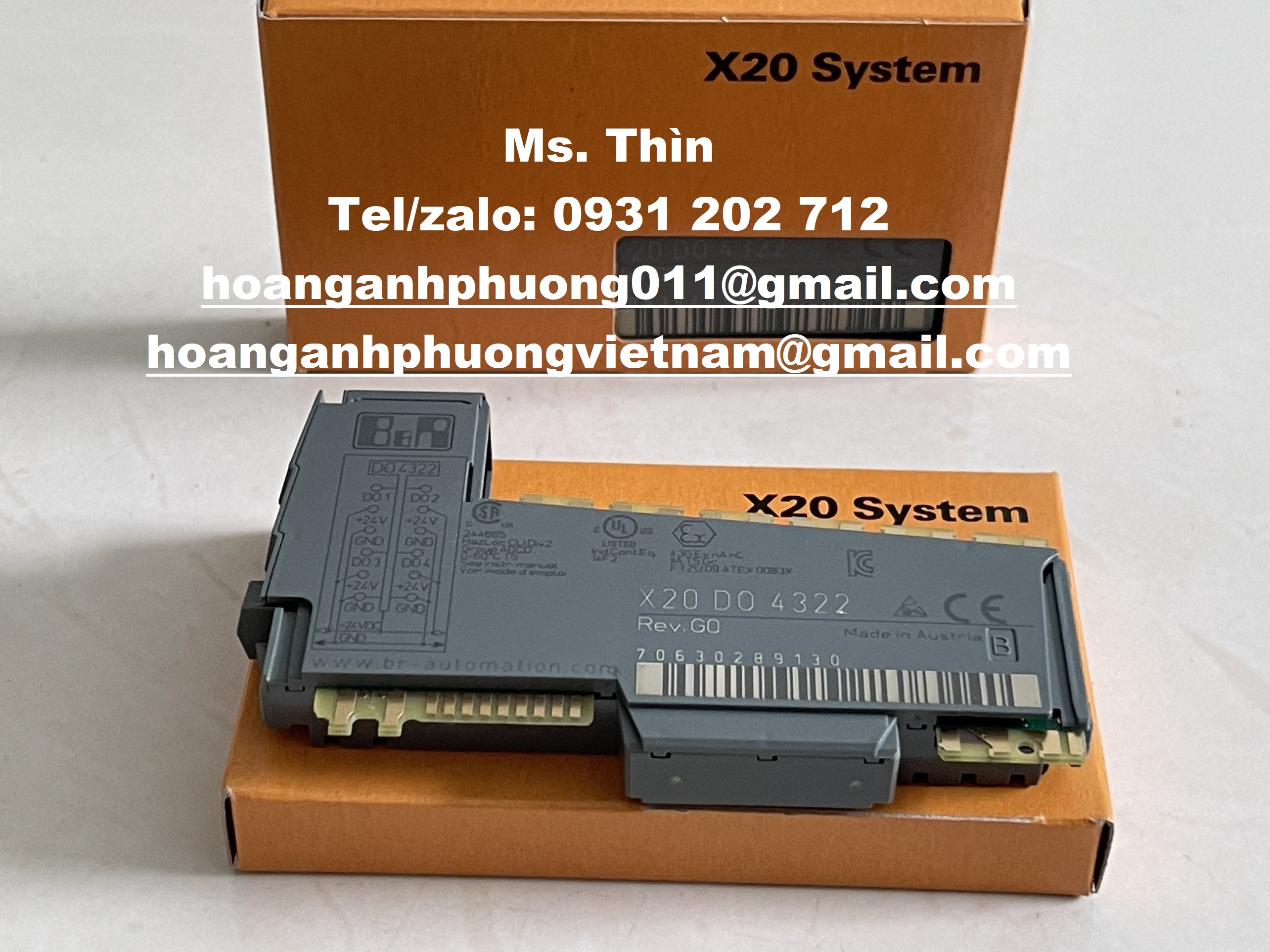 Module hãng B&R | X20DO4322 | hàng chính hãng | new 100%