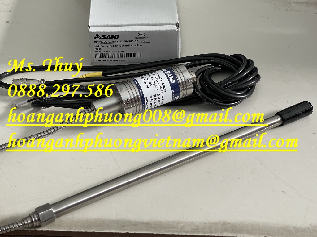 Đầu dò Sand PT124-35Mpa-M14-300/280 - Nhập khẩu