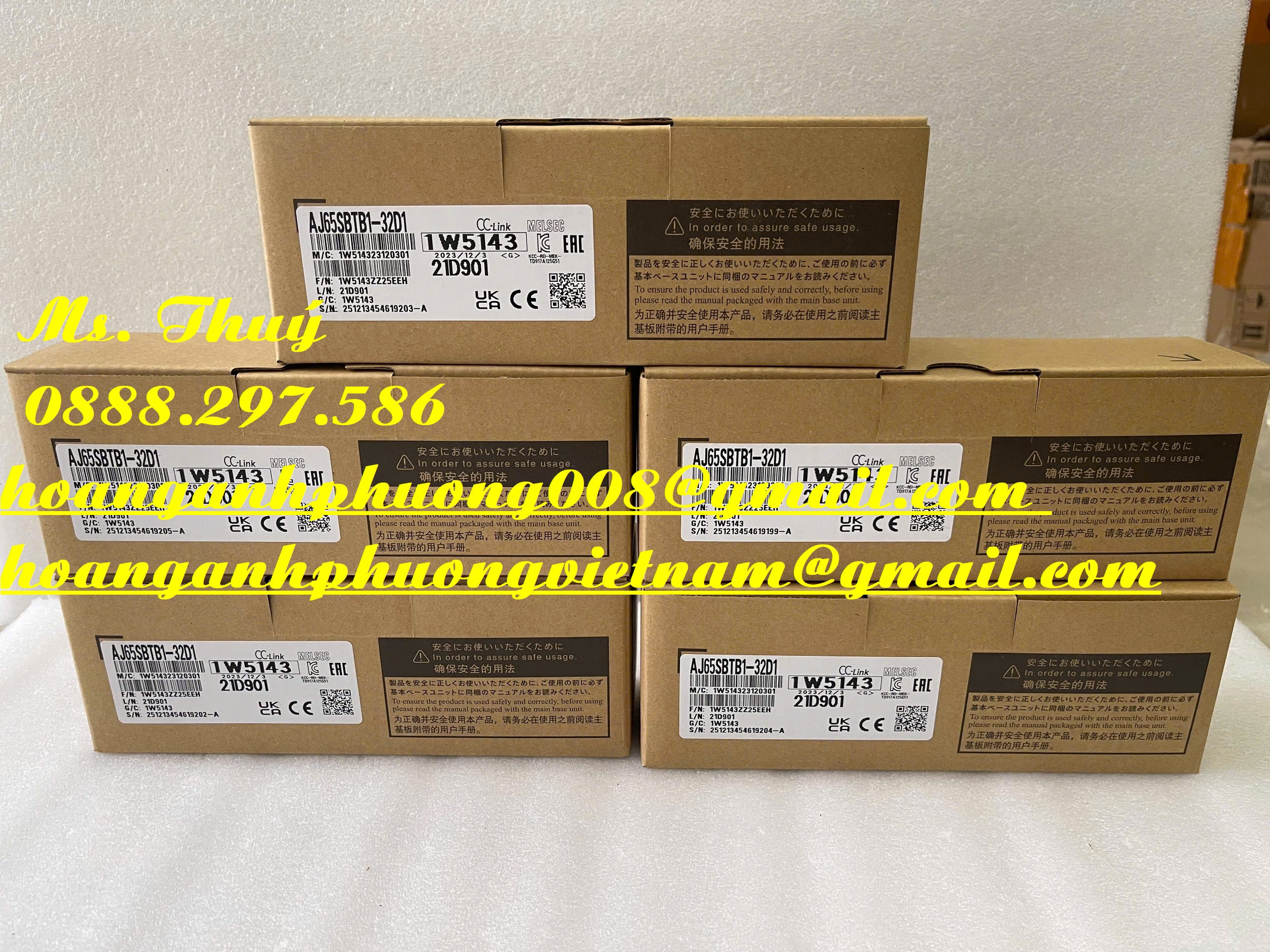 Hàng mới 100% - CC-link Mitsubishi AJ65SBTB1-32D1