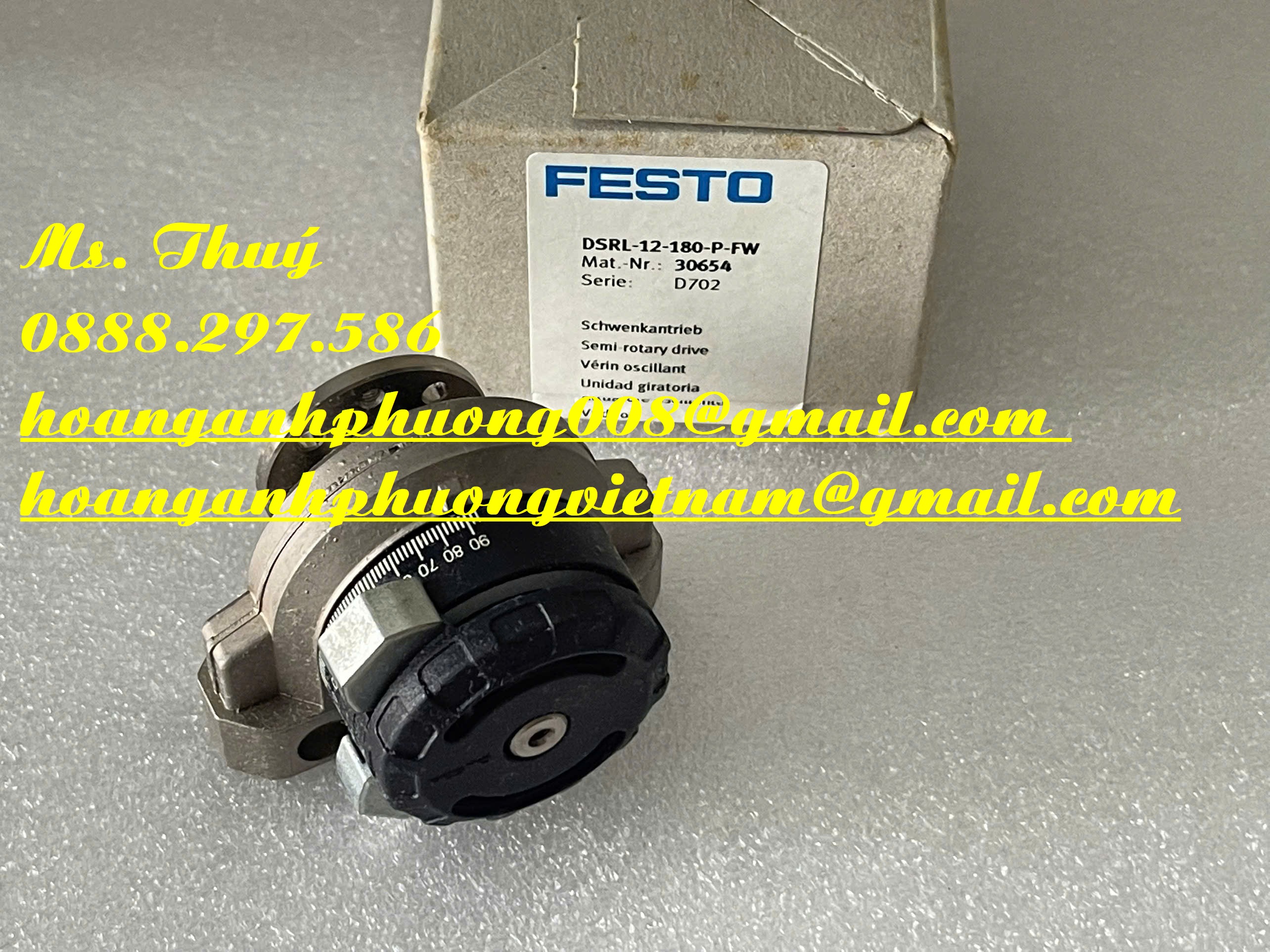 Xi lanh Festo DSRL-12-180-P-FW - Hàng mới 100% - Japan