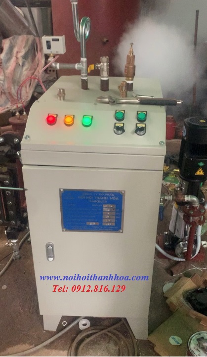 Nồi hơi đốt điện công suất 18kw/h