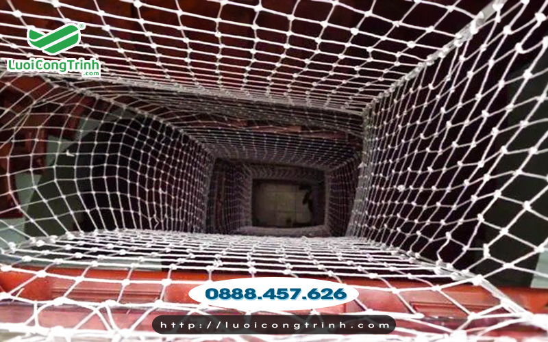 Lưới dù trắng cản vật rơi, lưới dù trắng an toàn