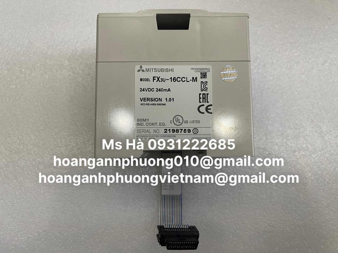 FX3U-16CCL-M mitsubishi - mô đun mạng điều khiển - 24VDC
