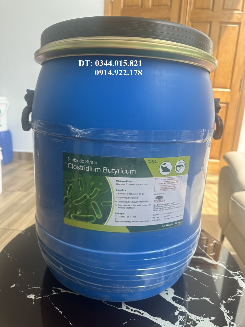 Clostridium Butyricum, thức ăn bổ sung cho vật nuôi, giảm thiểu vi khuẩn gây bện