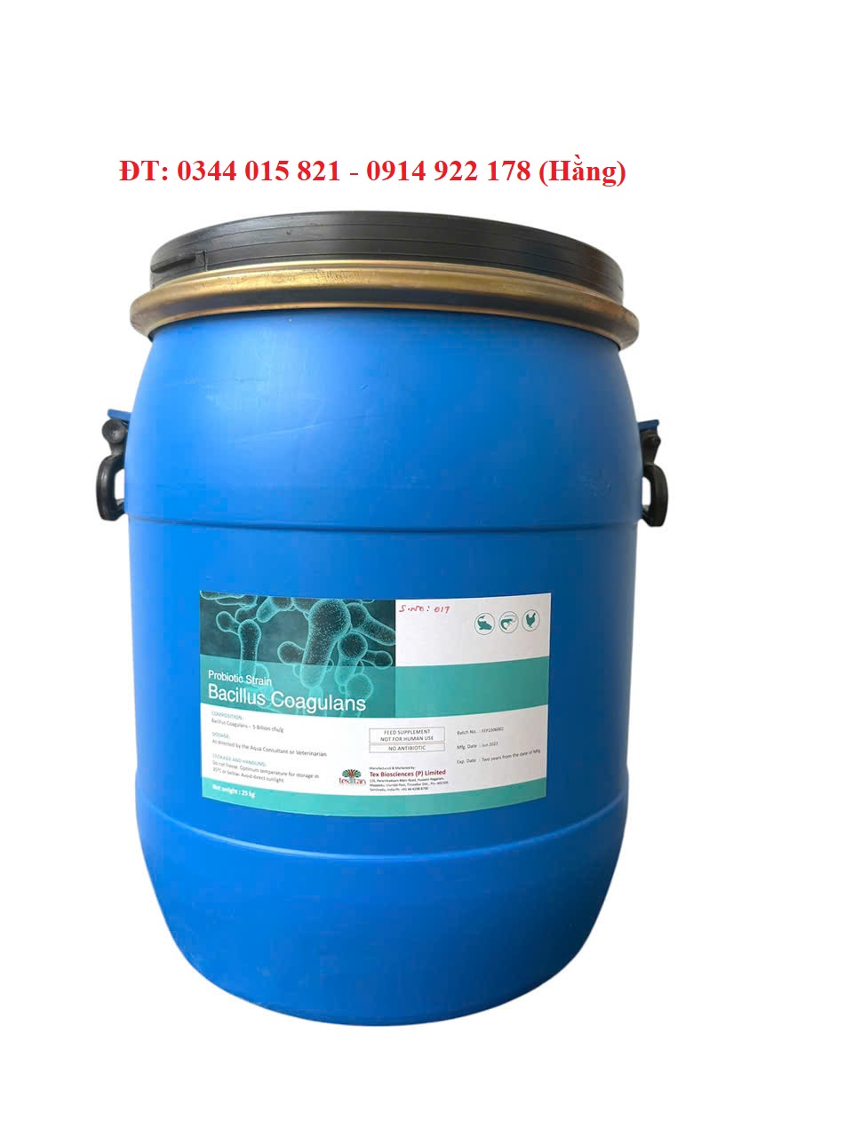 Bacillus Coagulans, men vi sinh đường ruột, tăng cường miễn dịch cho tôm cá