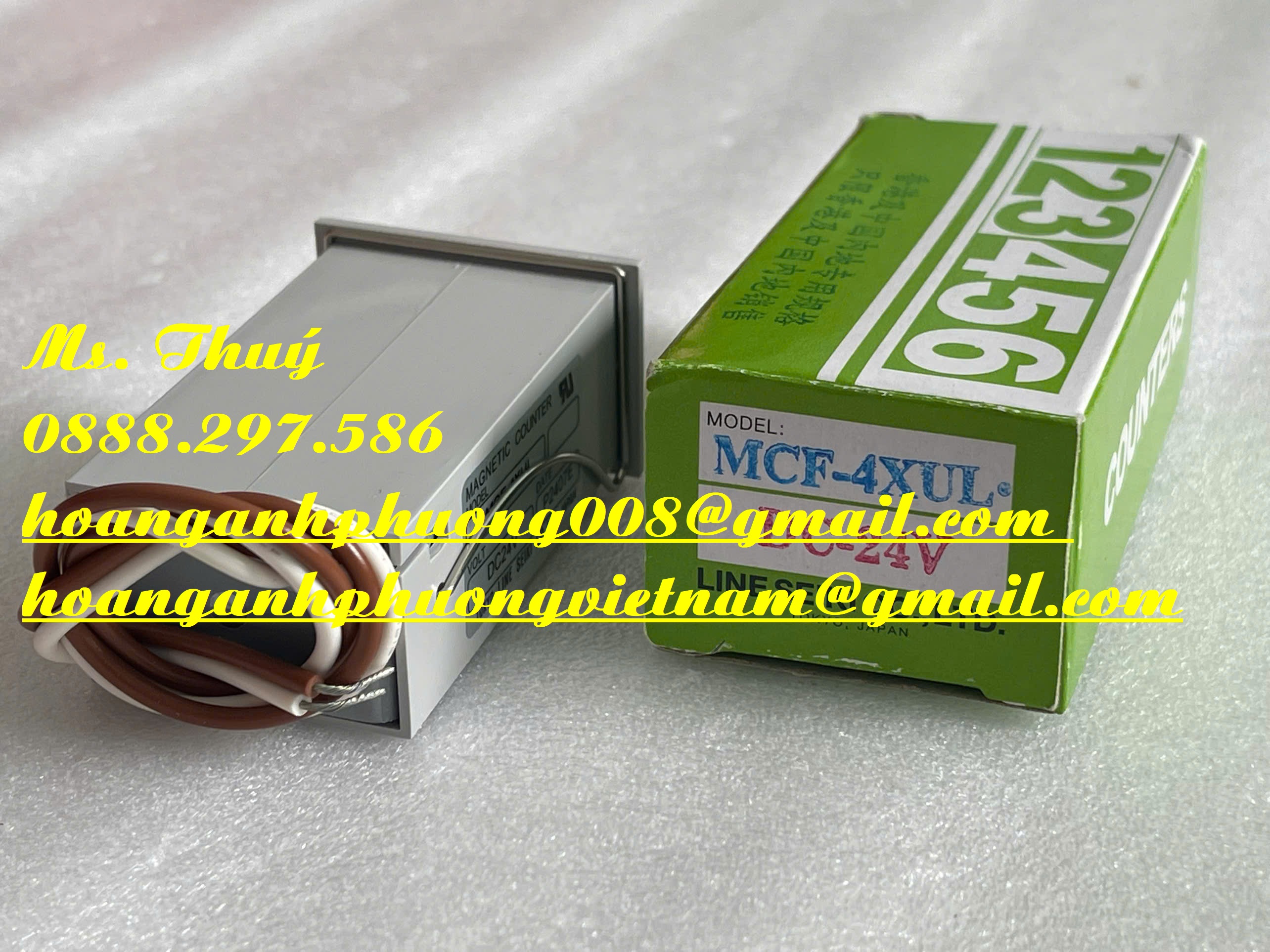 Bộ đếm Line Seiki của Nhật - MCF-4XUL - Mới 100%