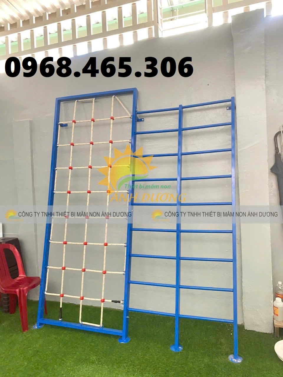 Thang leo sắt trẻ em, thang leo thể chất mầm non, thang leo dây trẻ em