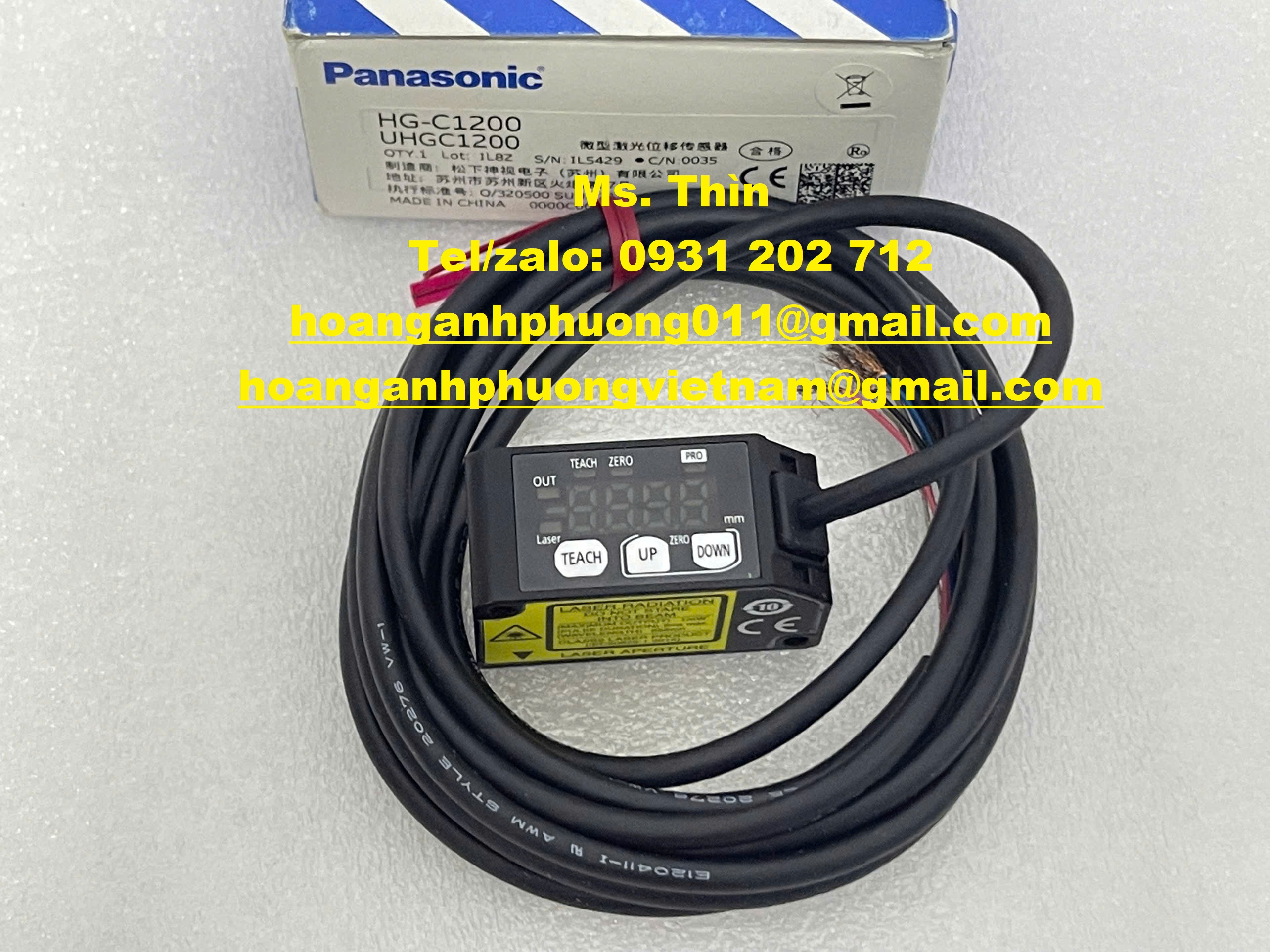 New 100% - Cảm biến laser HG-C1200 - Panasonic giá tốt