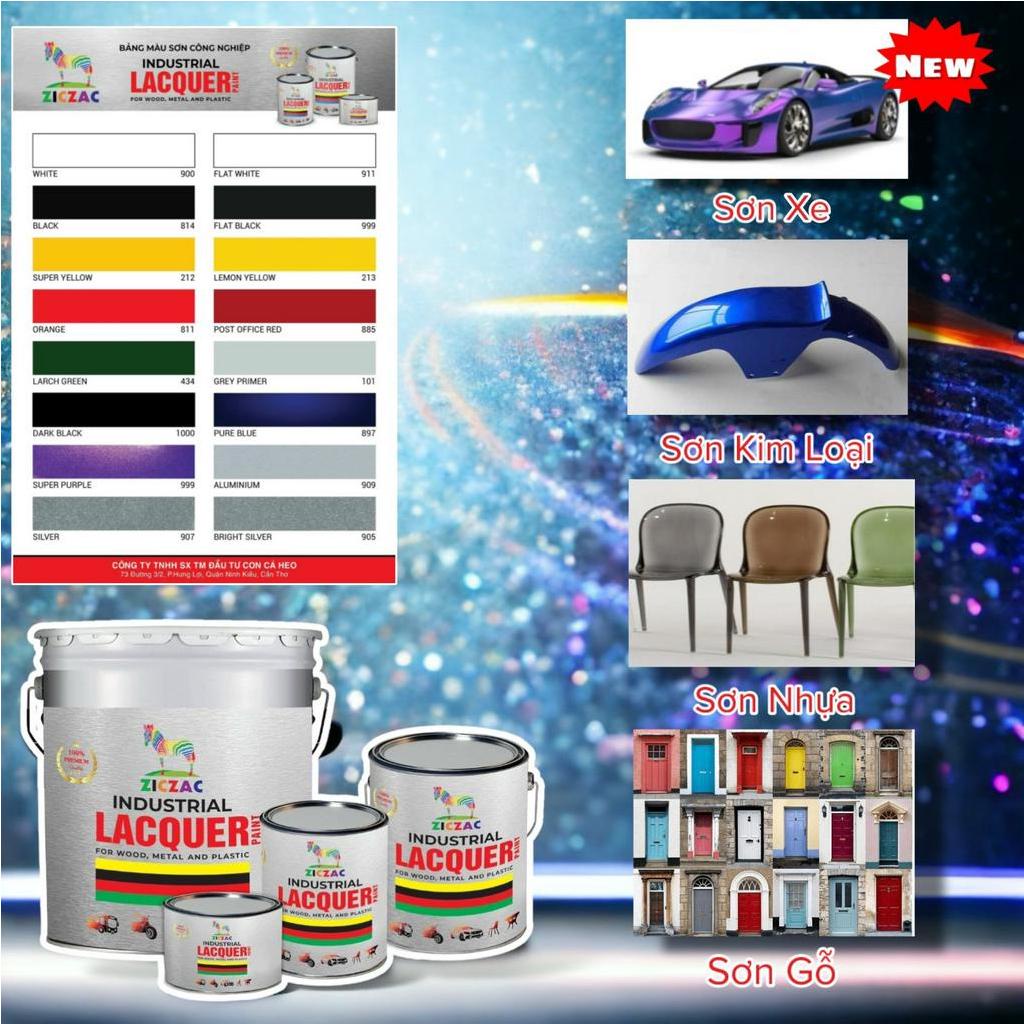 NGHIỆP LACQUER ZICZAC (Sơn Gỗ, Sơn Kim Loại, Sơn Nhựa, Sơn Xe...)