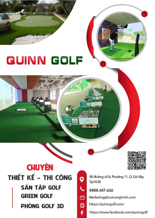 Thiết kế, thi công sân tập golf , green golf, phòng tập golf