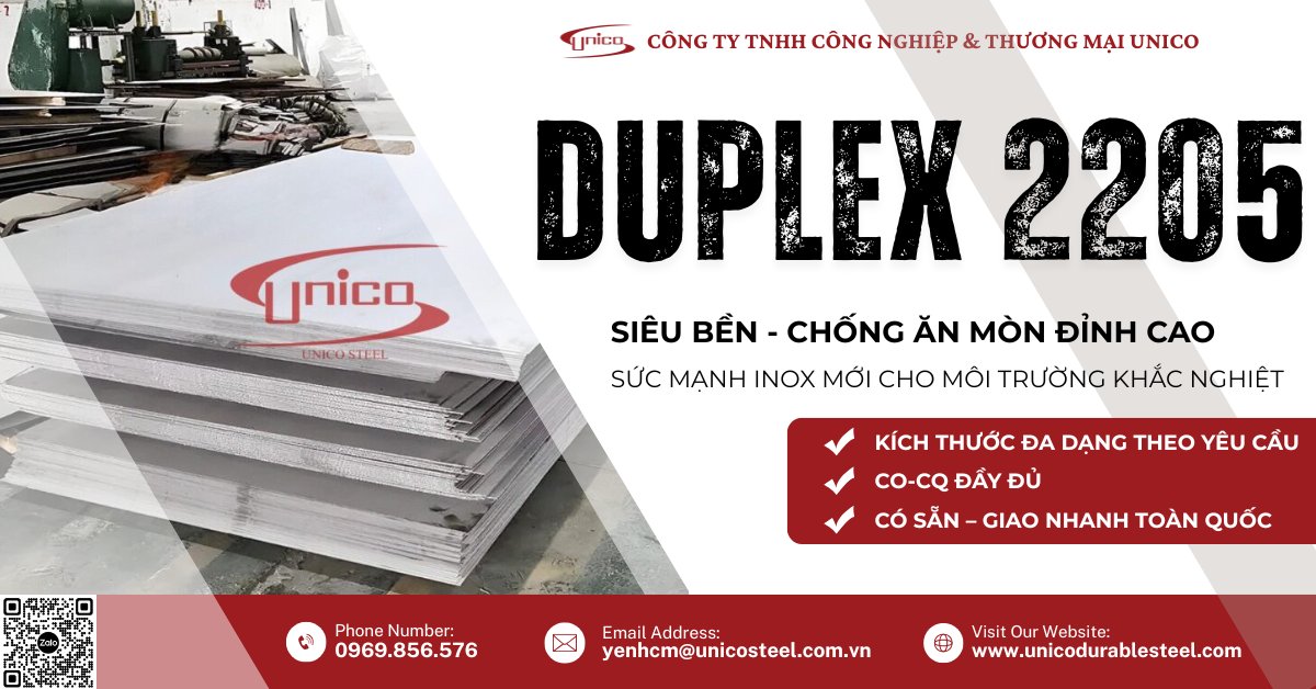 Duplex 2205: "Siêu vật liệu" Thép không gỉ - Giải pháp tối ưu