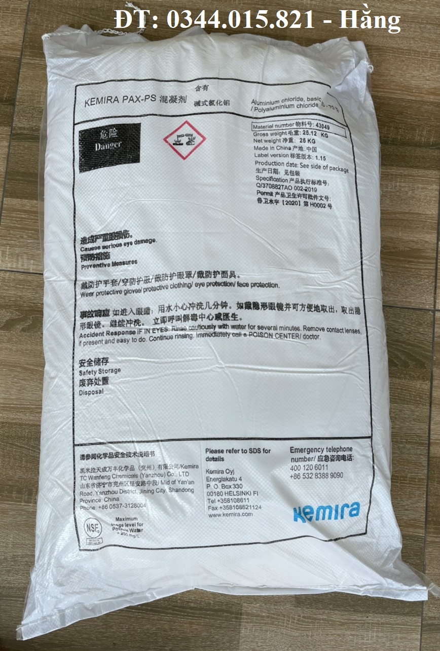 Lắng tụ PAC (phèn nhôm), xử lý nước thải, xử lý nước ao nuôi thủy sản