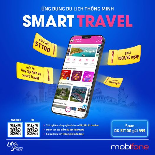 Du lịch thông minh chọn ngay MobiFone Smart Travel
