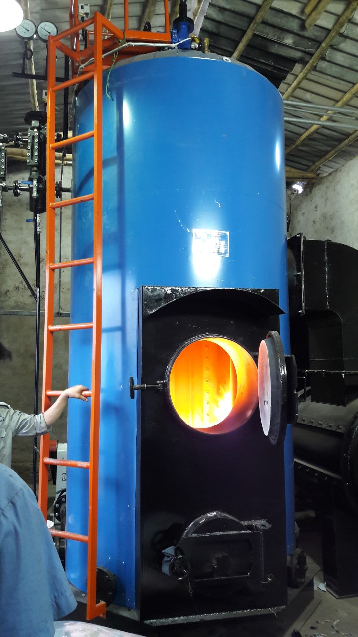 Nồi hơi đốt vải vụn công suất 1,5 tấn hơi/h