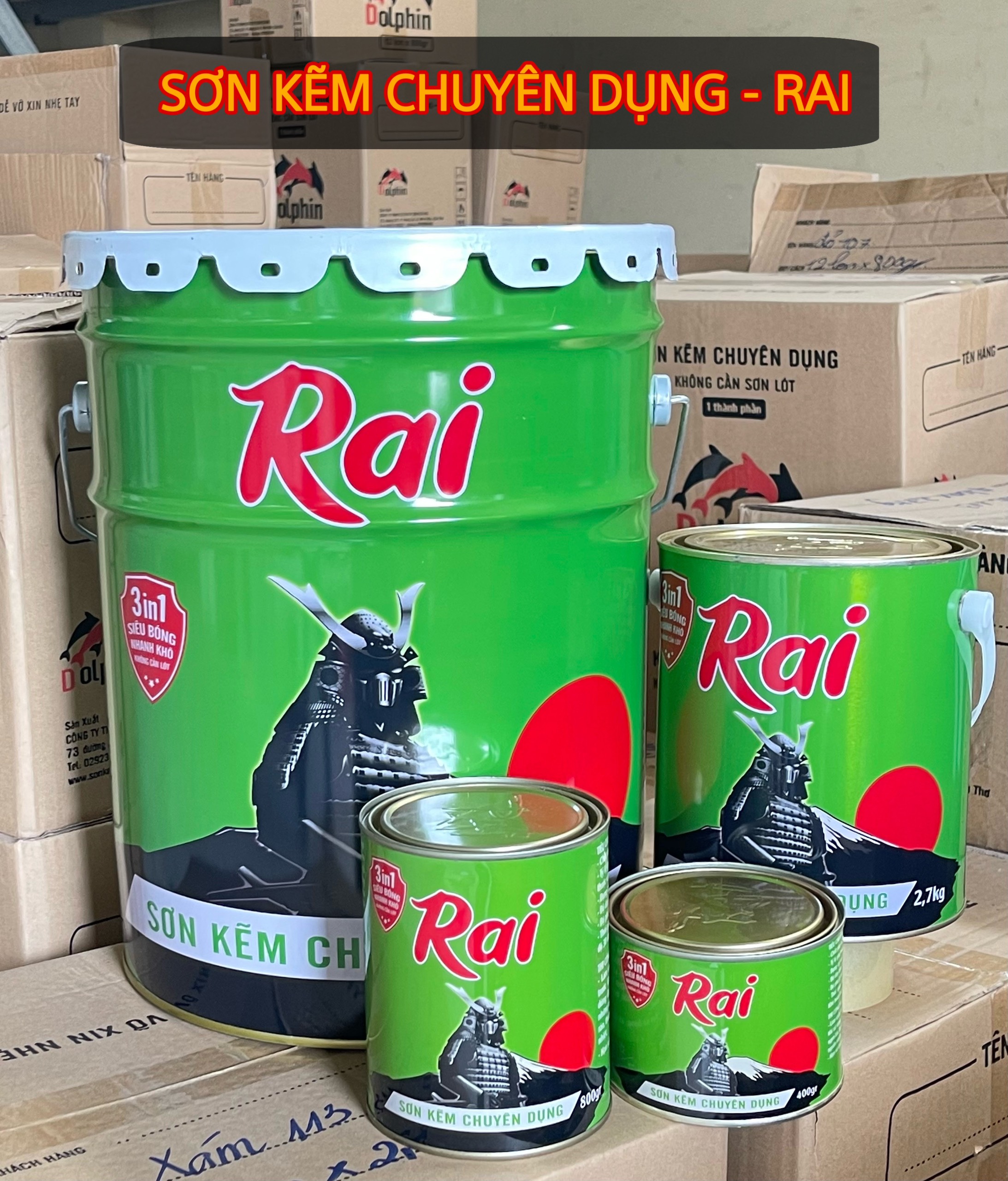 SƠN KẼM CHUYÊN DỤNG RAI