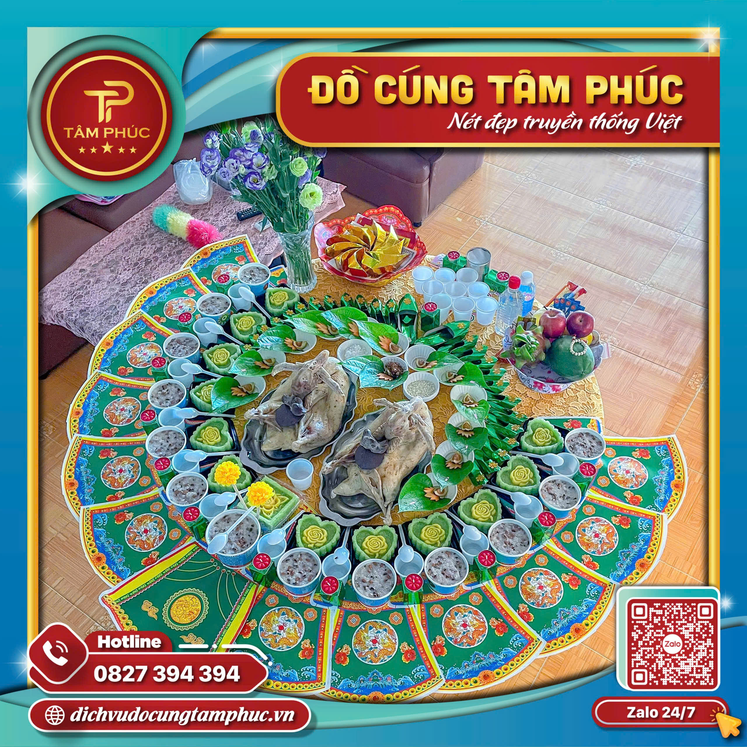 Dịch vụ mâm cúng Đầy Tháng trọn gói cho bé.