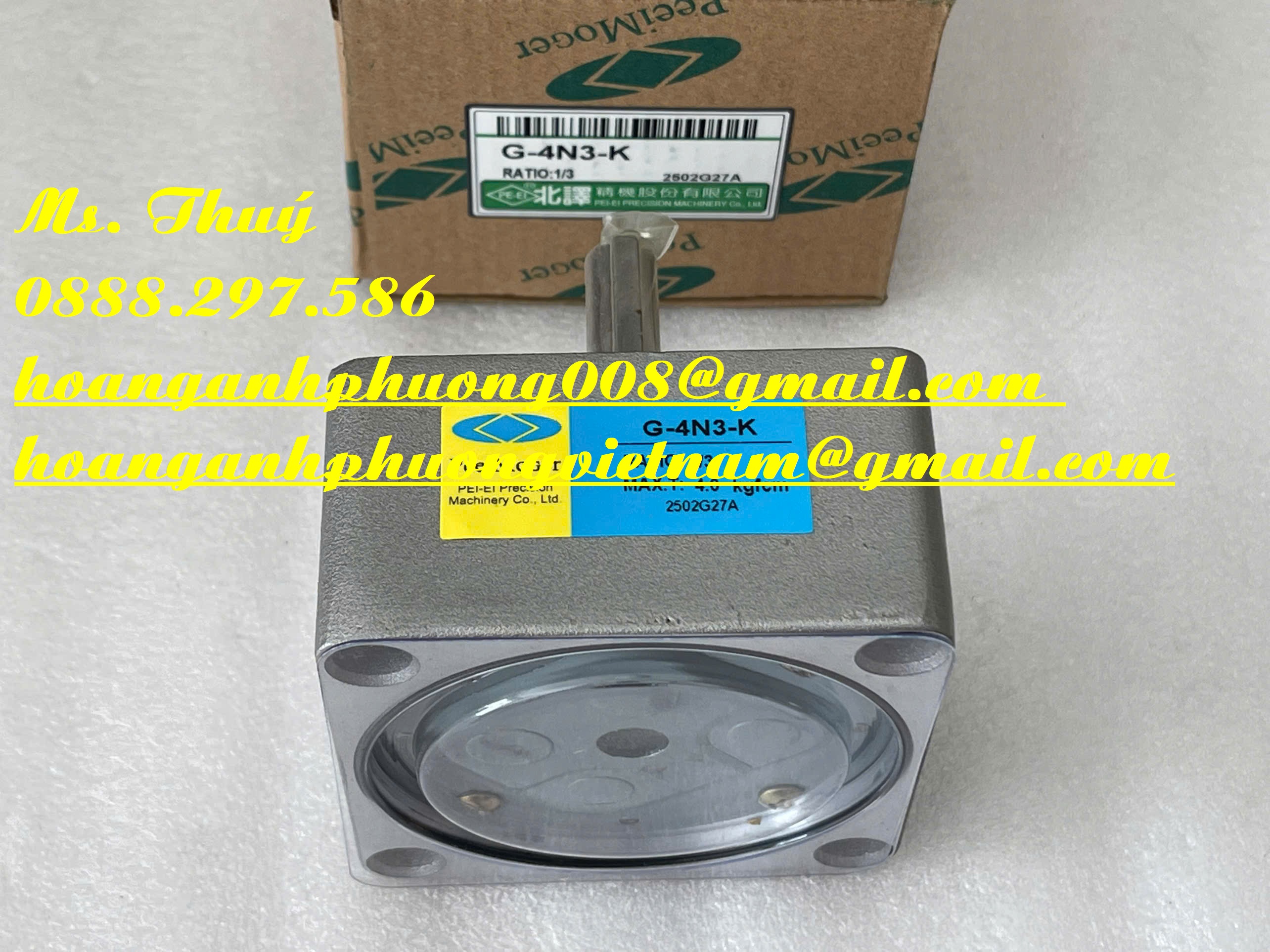 Hộp số Đài Loan Peei Moger G-4N3-K - Hàng nhập khẩu