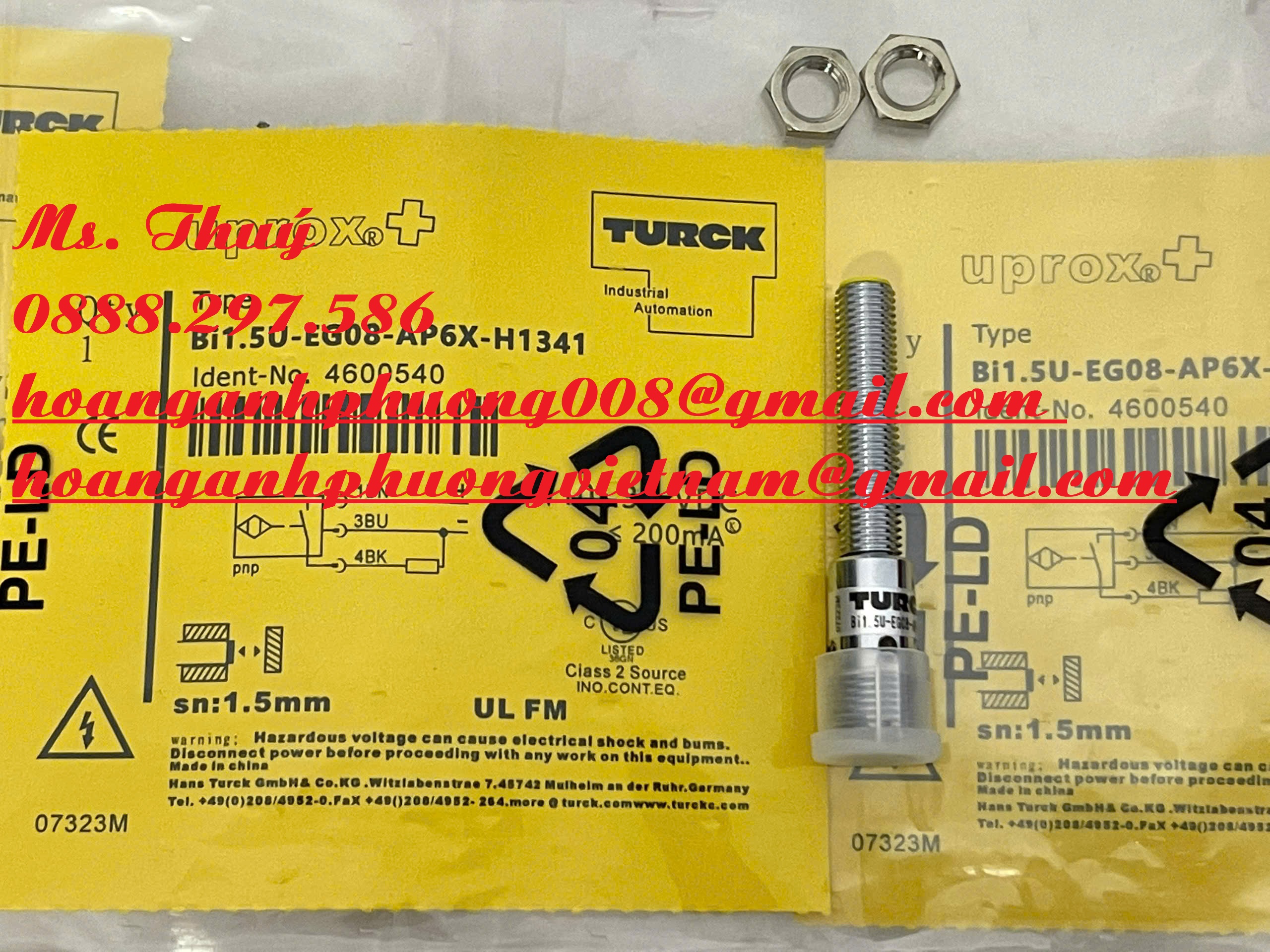 Cảm biến Turck Bi1-EG05-AP6X-V1331 - LH nhận báo giá