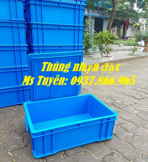 Thùng nhựa nguyên sinh HPDE, khay nhựa đặc công nghiệp, khay nhựa cơ khí