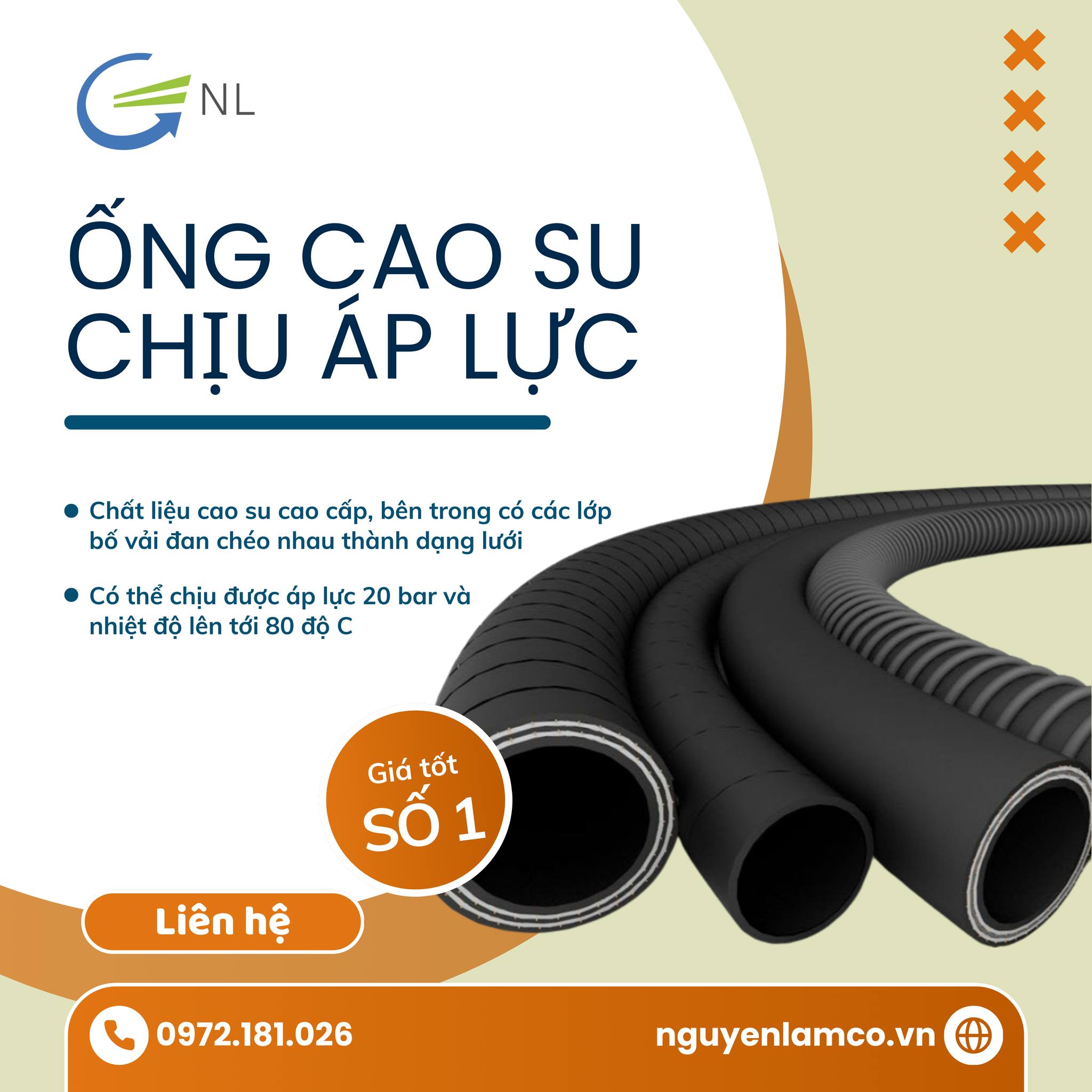 GIỚI THIỆU ỐNG CAO SU CHỊU ÁP LỰC TRONG CÔNG NGHIỆP