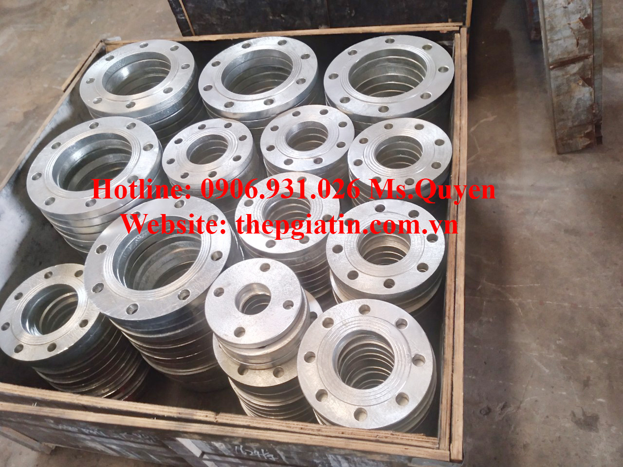 Mặt bích rỗng thép PN16