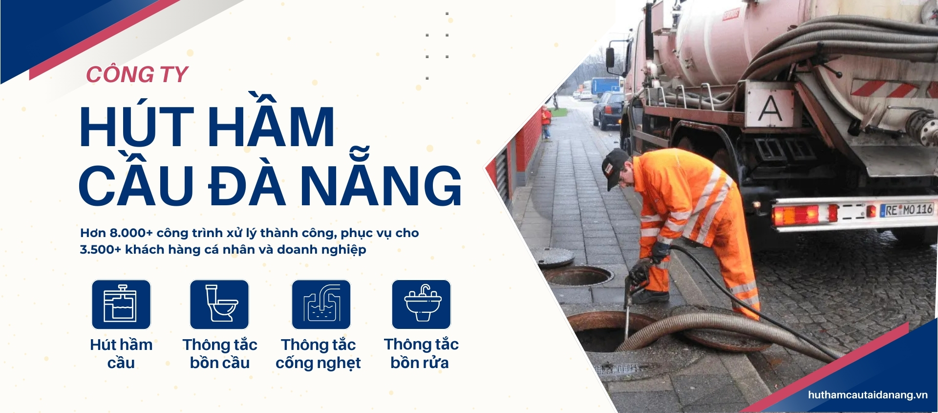 CÔNG TY HÚT HẦM CẦU ĐÀ NẴNG UY TÍN NHANH 24/7