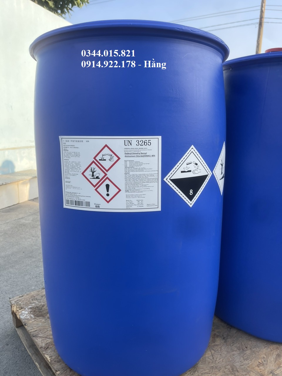 BKC 80% Trung Quốc diệt khuẩn, xử lý nước, sát trùng ao nuôi