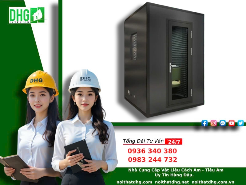 TẠI SAO NÊN CHỌN CABIN CÁCH ÂM DI ĐỘNG TẠI NỘI THẤT DHG?