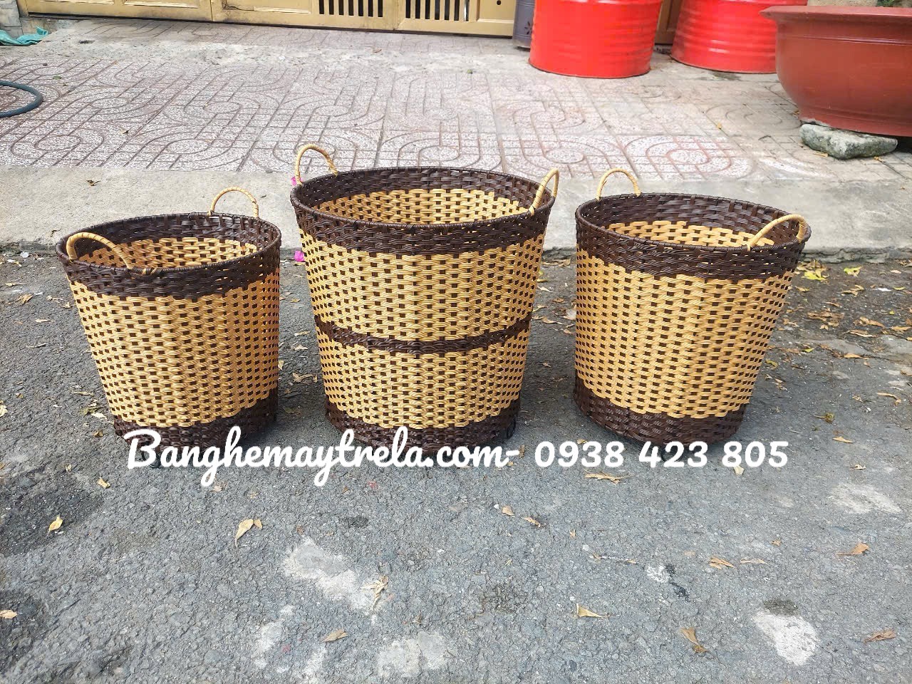 Sọt đựng đồ mây nhựa