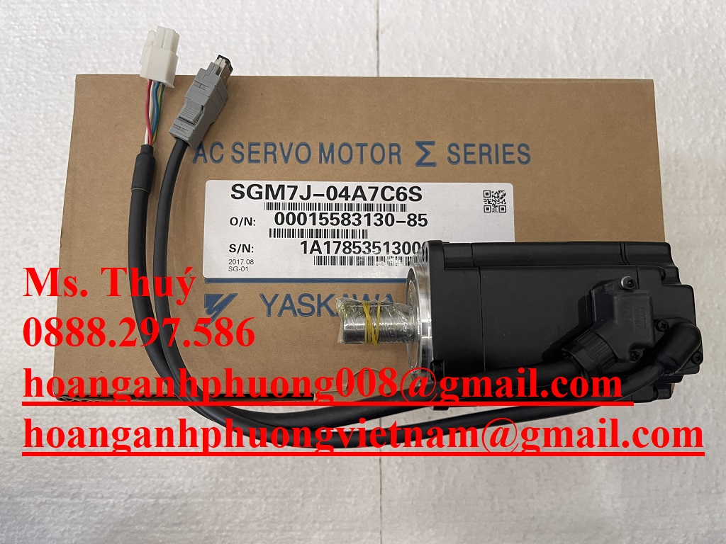 Động cơ nhập khẩu - Yaskawa SGM7J-04A7C6S - Mới 100%