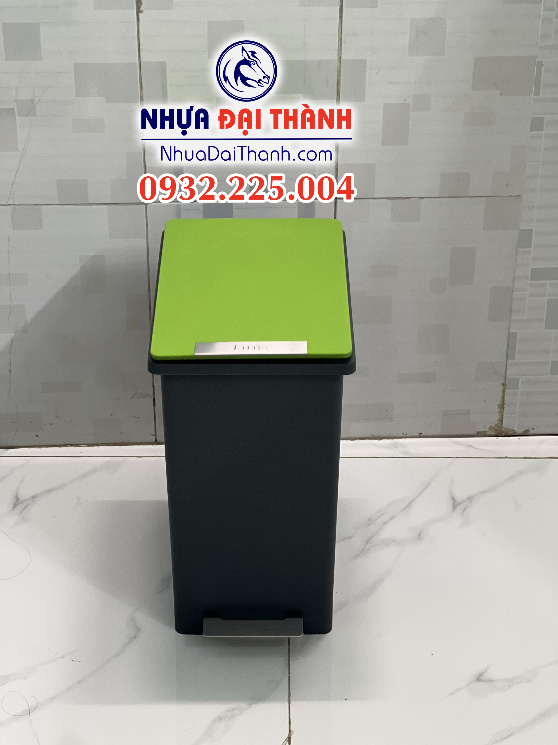 Thùng rác compact 10L-20L tiện dụng-sang trọng