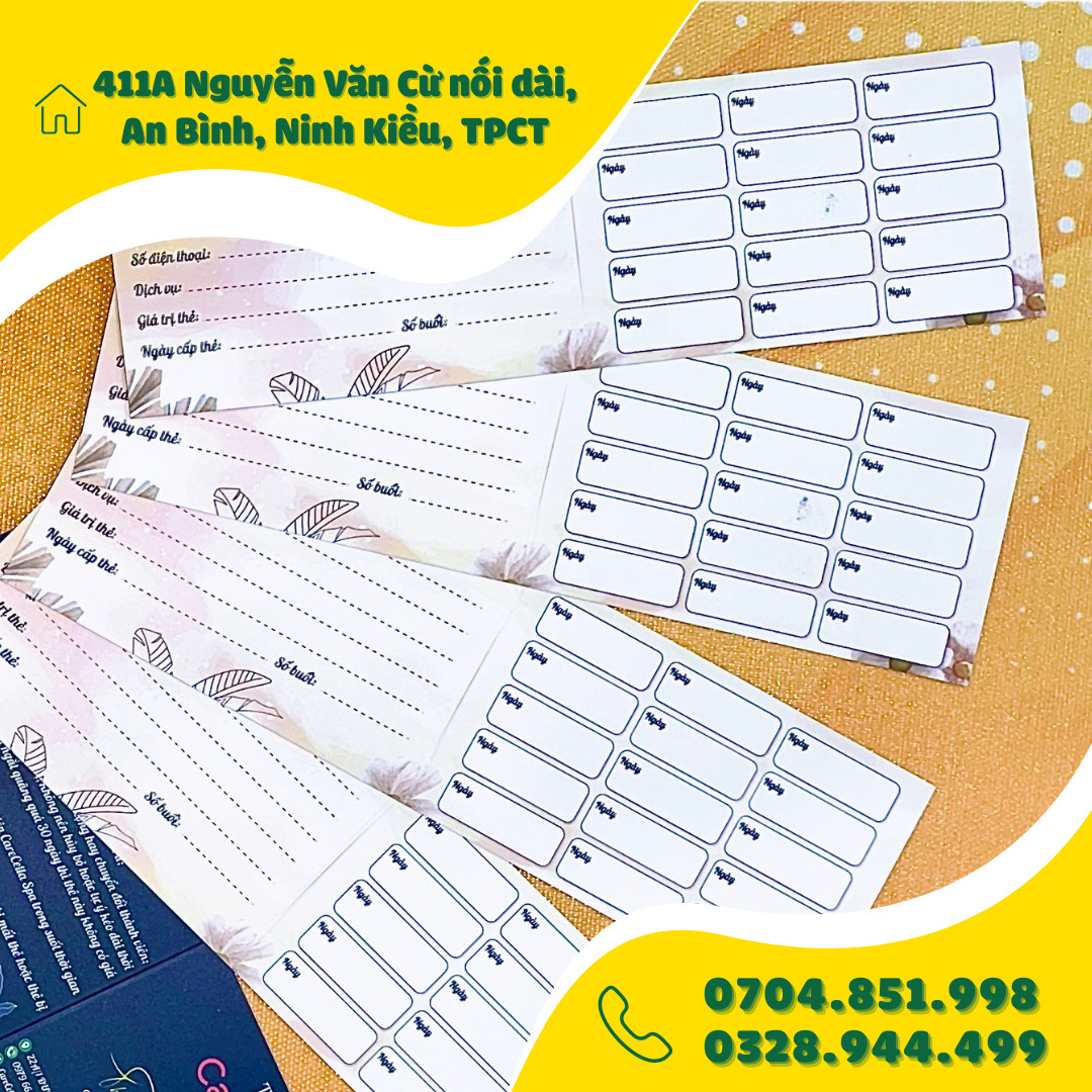In namecard, danh thiếp, menu, tờ rơi, ấn phẩm