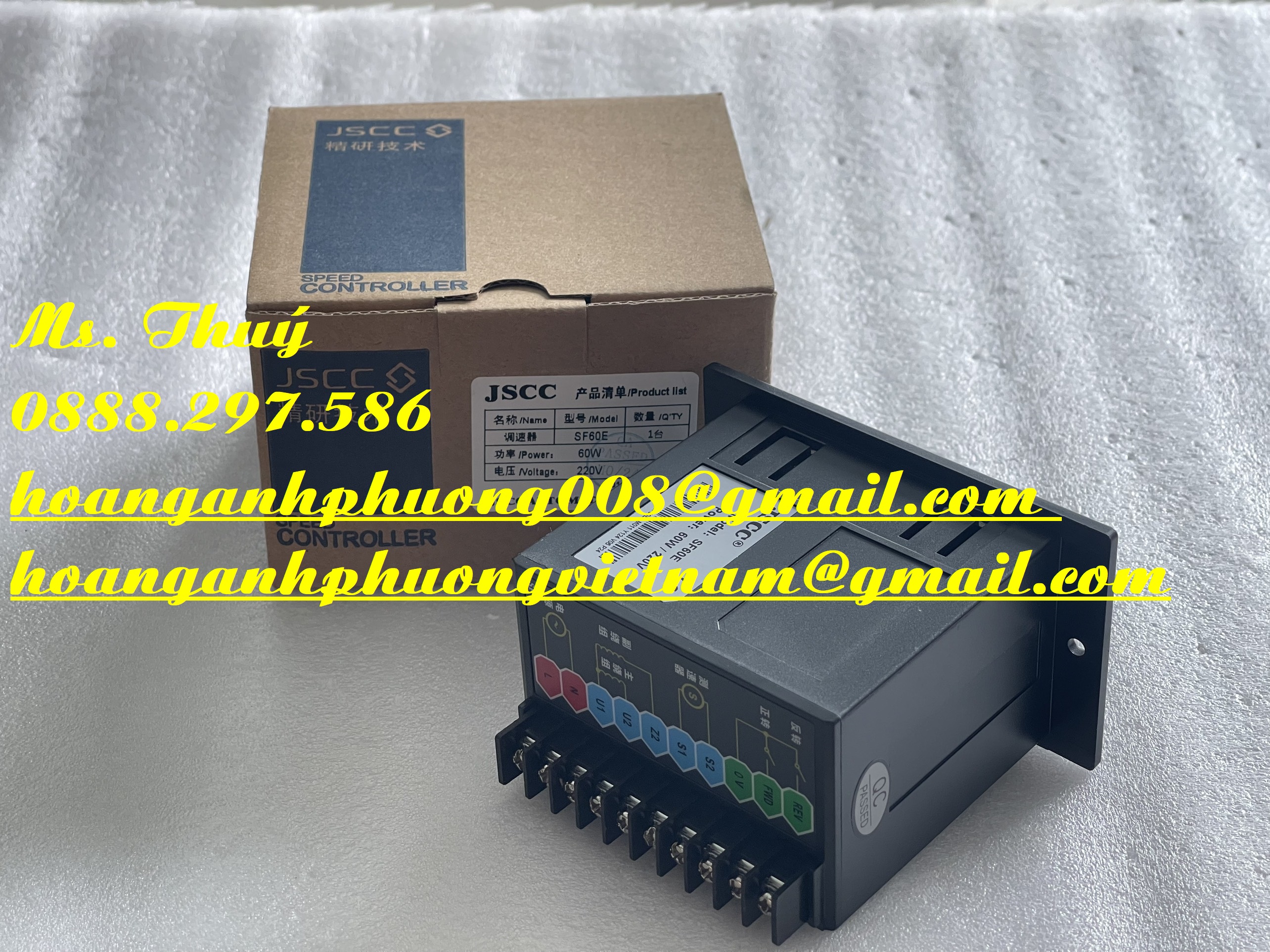 Bộ điều khiển SF60E - Hàng JSCC chính hãng - Bình Dương