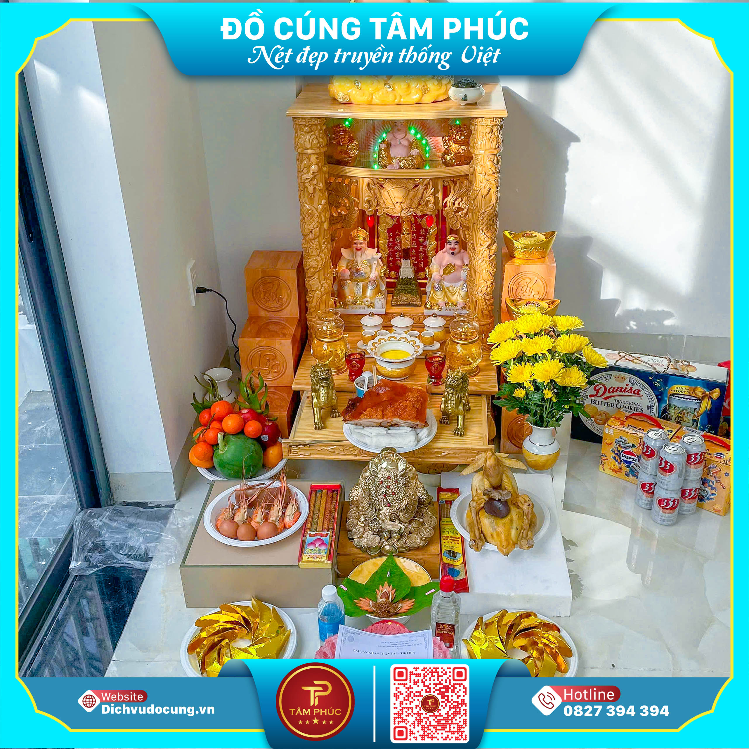 Lễ Cúng Thần Tài Thổ Địa Vào Nhà Mới