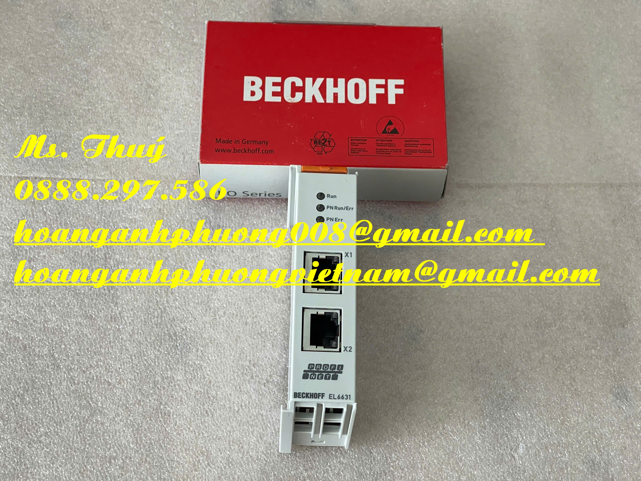 Module truyền thông Beckhoff EL6631 - Chuyên thiết bị tự động hoá
