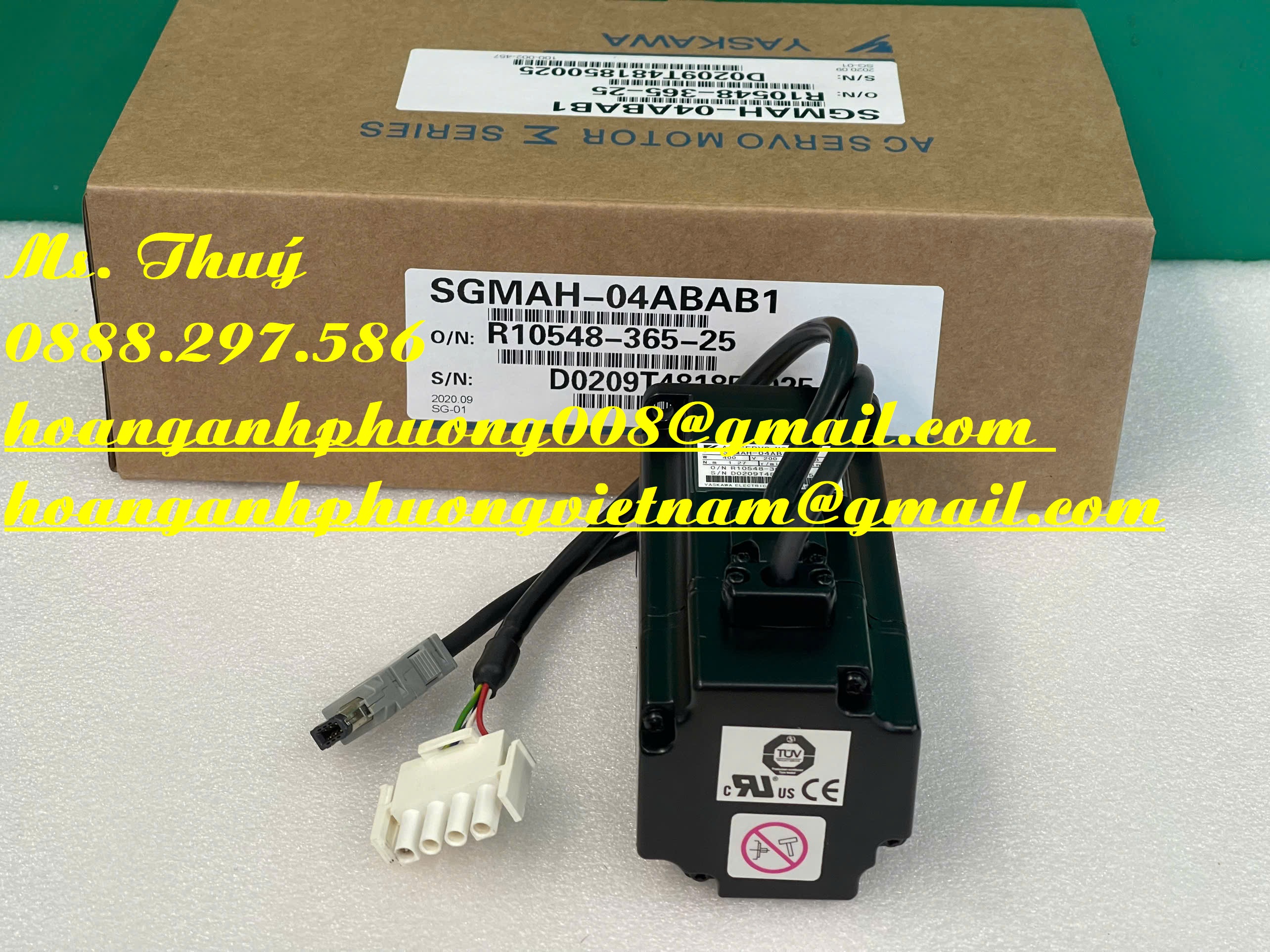 Động cơ servo 400W SGMAH-04ABAB1 - Hàng Yaskawa giá tốt