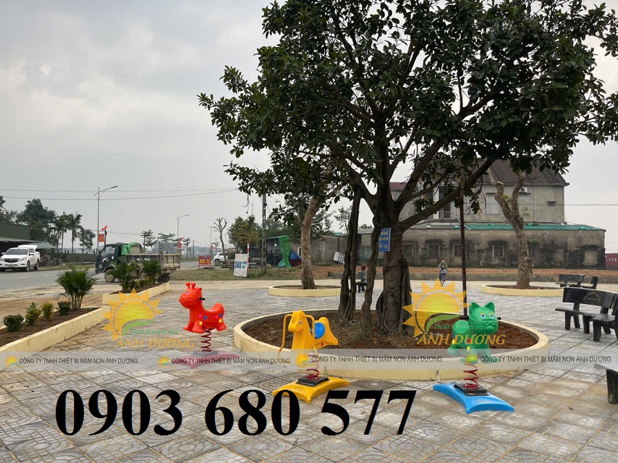 Thú nhún lò nhập khẩu dành cho trẻ em mầm non