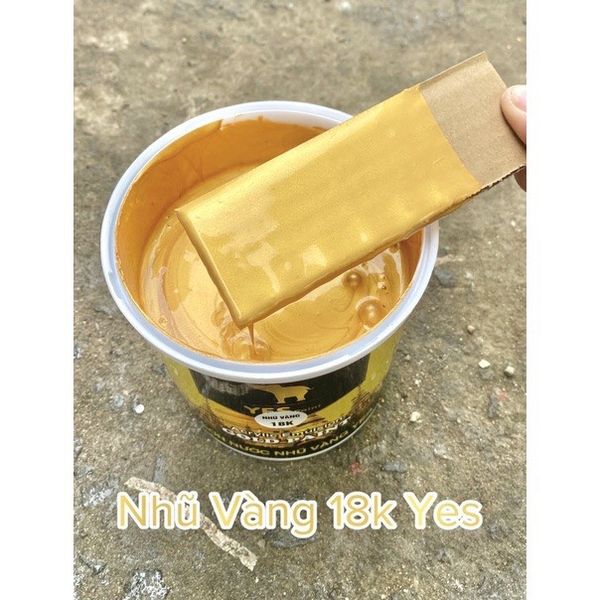 Sơn Nhũ hệ nước - Nhũ Vàng 18K