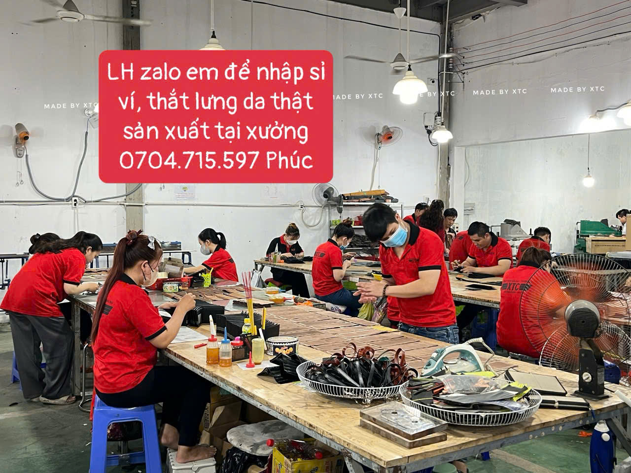 Xưởng Sản Xuất Ví Da QUANG TRUNG - Tìm Bạn Đồng Hành Vốn Thấp