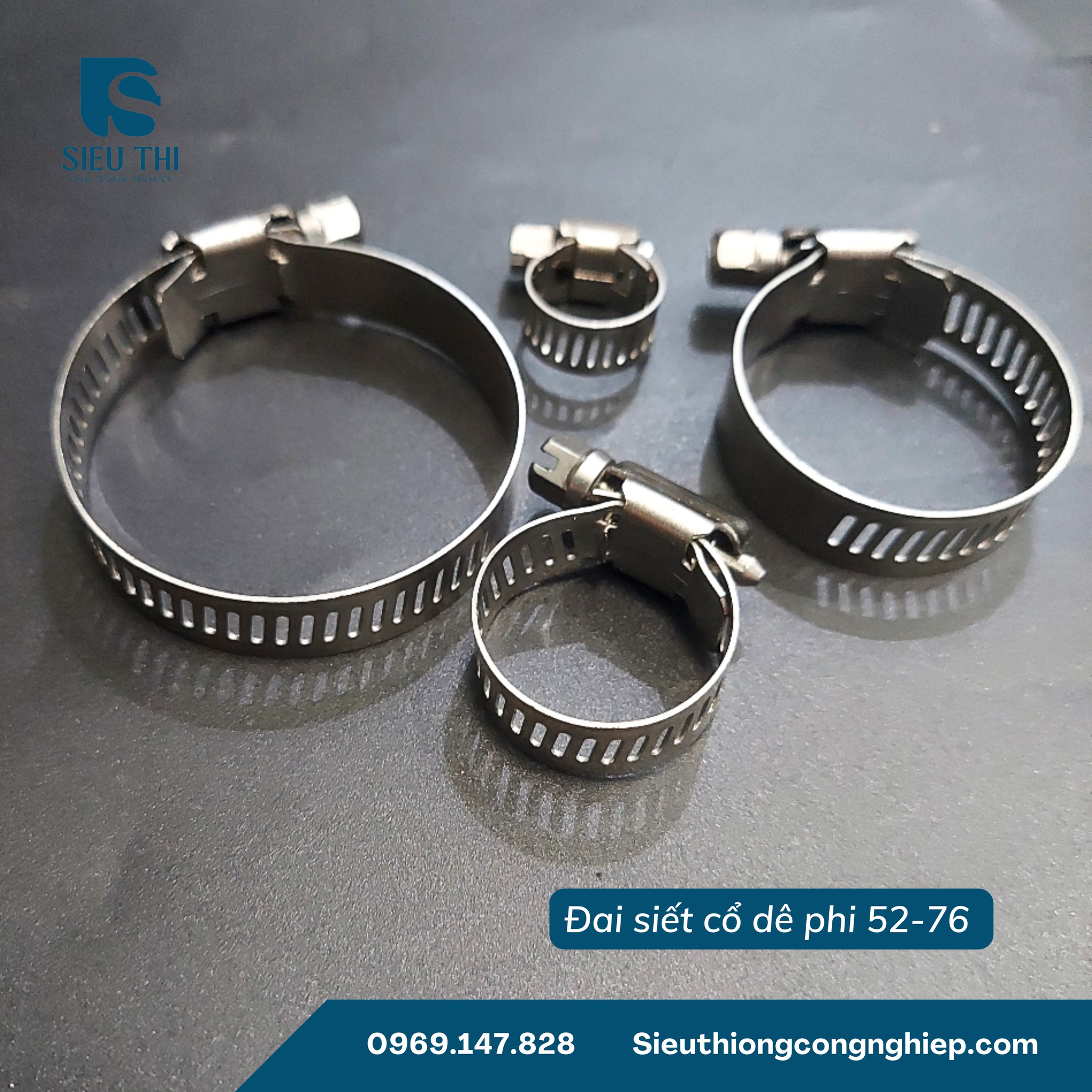 CÁC LOẠI ĐAI SIẾT INOX HIỆN CÓ GIÁ TỐT