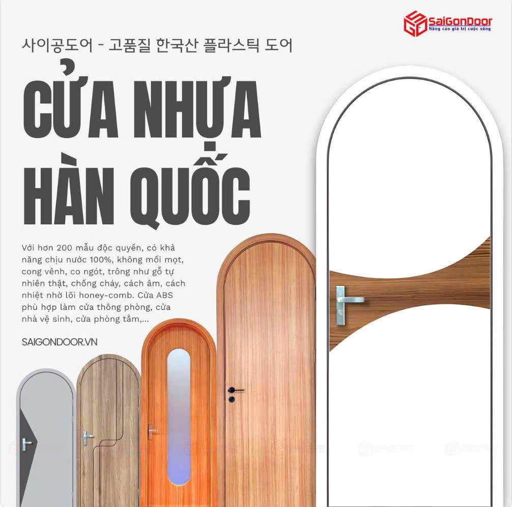 Cửa nhựa abs Hàn Quốc